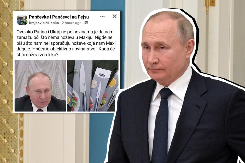 KAD JE TEŠKO, MI UDARIMO PO CRNOM HUMORU: Sukob u Ukrajini, a Srbi se plaše samo jednog - IMA LI JOŠ NOŽEVA? FOTO