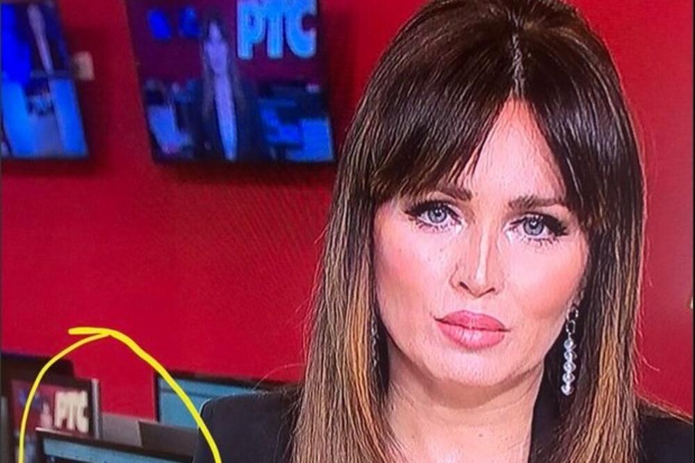 AUUU, KAKAV PEH U PROGRAMU UŽIVO NA RTS-u: Svi gledali šta je IZA voditeljke, DA LI JE MOGUĆE?! (FOTO)