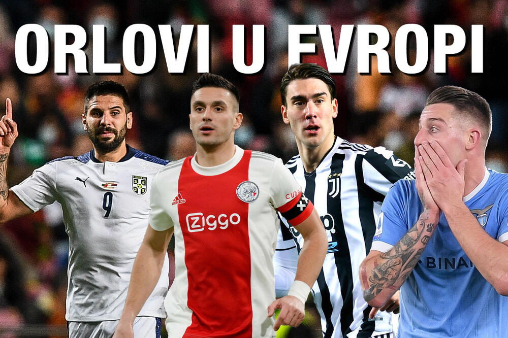 ORLOVI U EVROPI: Vlahović i Mitrović obarali REKORDE, GOLČINA Tadića na 'Lužu', Sergej OD SJAJA DO OČAJA!
