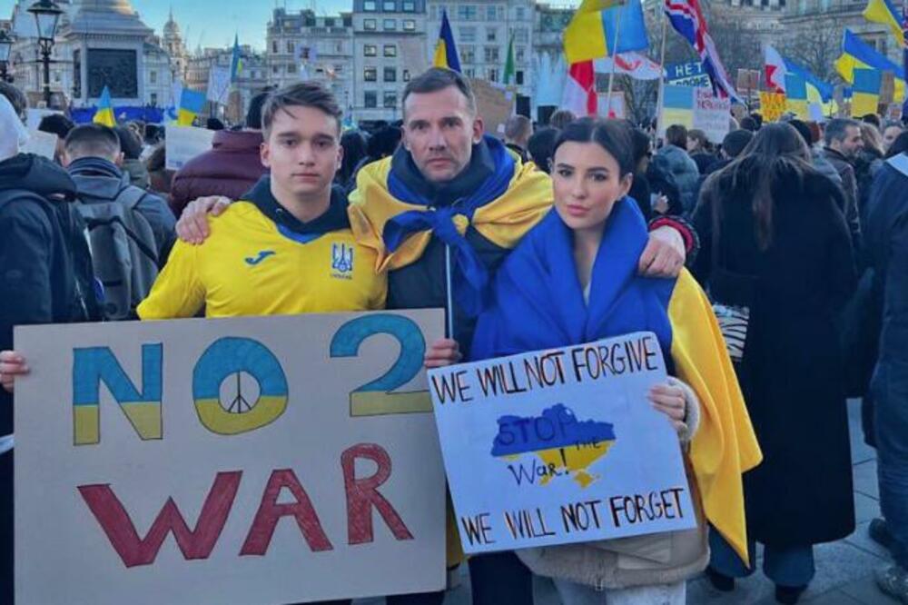 "JA SAM U LONDONU, ALI SVI MOJI SU U KIJEVU..." - Slavni fudbaler je OČAJAN zbog situacije u Ukrajini!