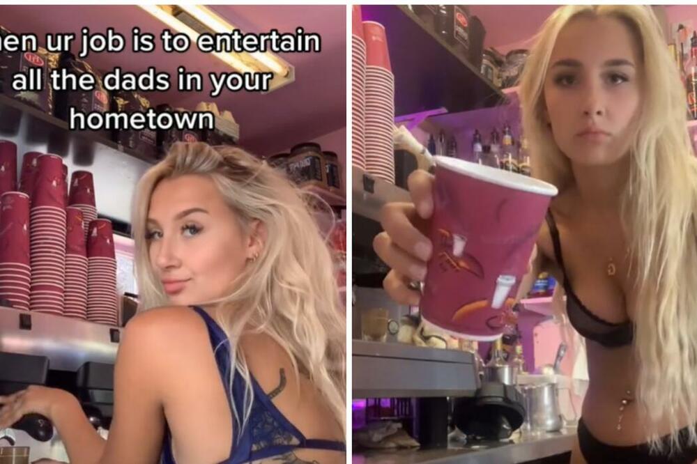 RADI U KAFIĆU U BIKINIJU: A to što joj muškarci TRAŽE ZA NAPOJNICU je najveća MOGUĆA GADOST! (FOTO)