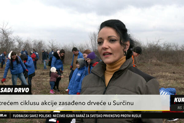 PONOSNI NA REZULTATE DO SADA! U trećem ciklusu akcije Zasadi drvo zasađeno 5.000 stabala hrasta u Surčinu