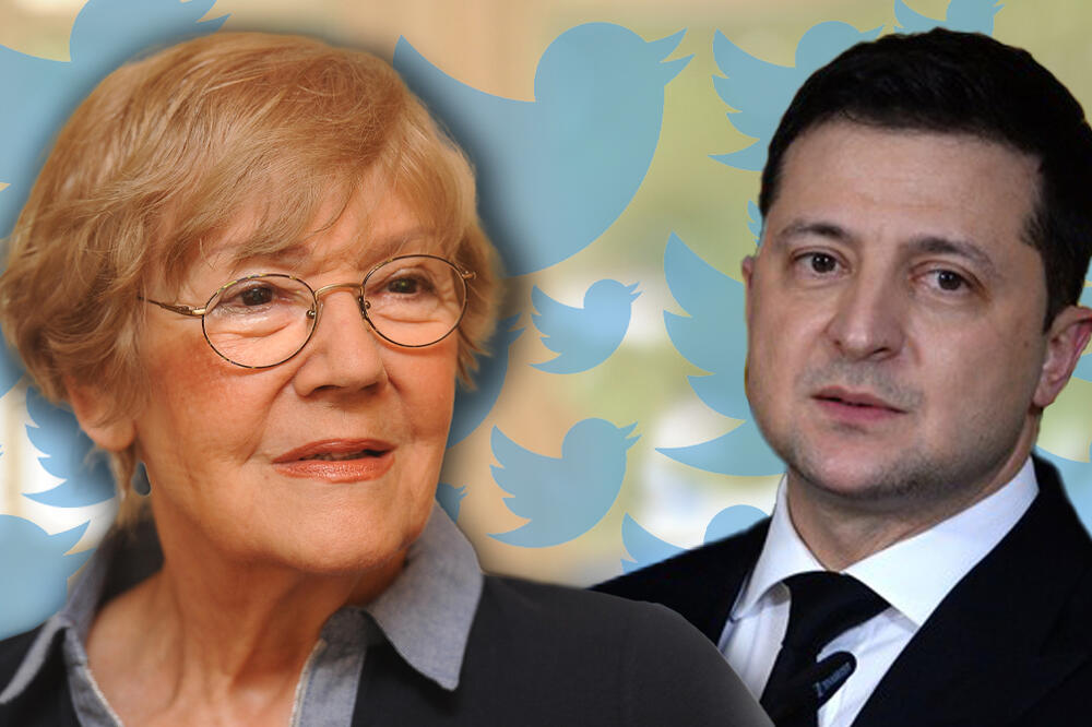 "JA PRIZNAJEM DA SAM TA ŽENETINA KOJA SE DIVI ZELENOVSKOM": Vesna Pešić se žešće IZBLAMIRALA na Tviteru! (FOTO)