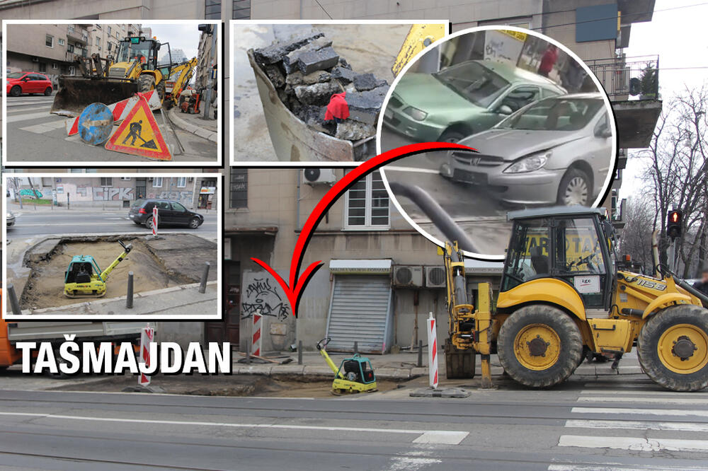 JUČE AMBIS, DANAS OVO! Pogledajte kako sada izgleda mesto kod Taša, gde je asfalt PROGUTAO 2 automobila (FOTO)