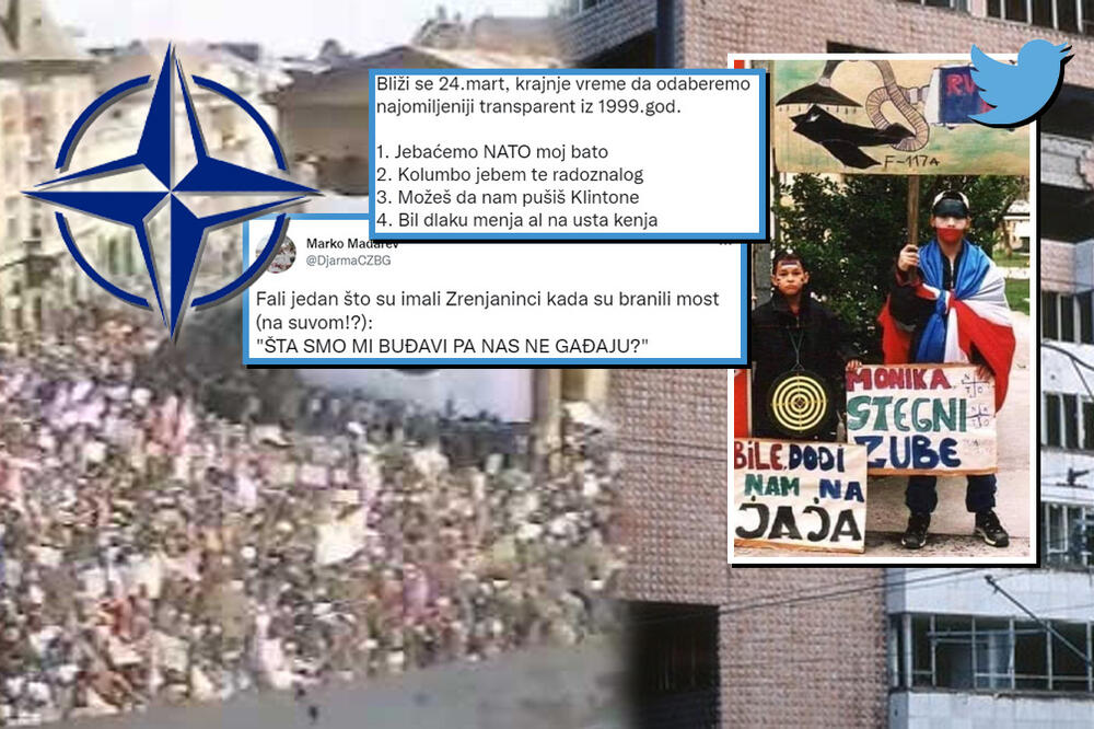 "BACITE JEDNU NA NAS, NIJESMO GUBAVI! MONIKA STISNI ZUBE"! Ovako su Srbi prkosili NATO bombama! (FOTO)