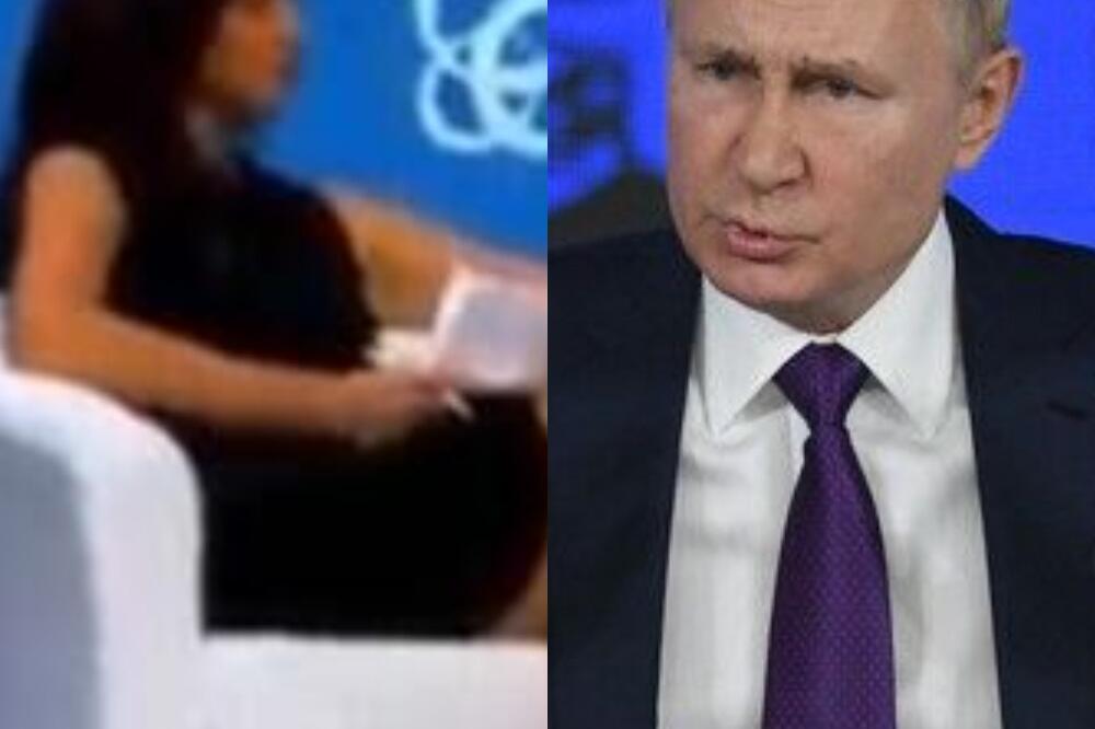 PUTIN SE PREZNOJAVAO DOK JE GLEDAO U NJENE NOGE: Širila ih je pred njim, on ODREAGOVAO OVAKO (VIDEO)