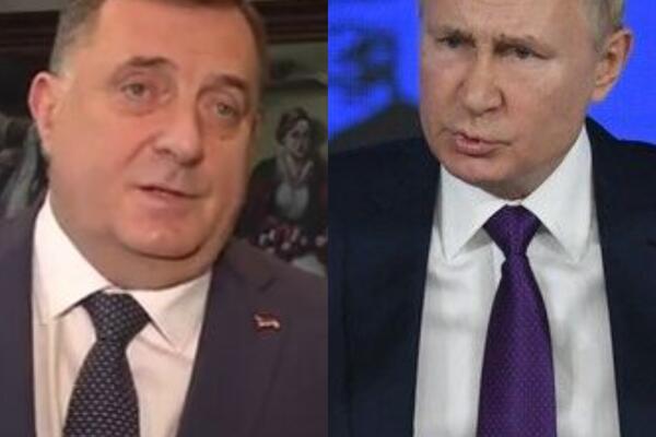 URNEBESAN VIC: Otišao Dodik kod Putina u Moskvu...