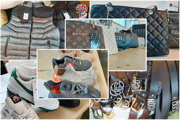 "PRADA", "ARMANI", "BOSS"... Carinici u 2 kamiona zaplenili gomilu markirane robe! (FOTO)