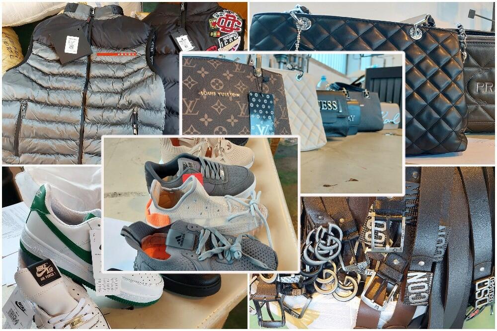 "PRADA", "ARMANI", "BOSS"... Carinici u 2 kamiona zaplenili gomilu markirane robe! (FOTO)