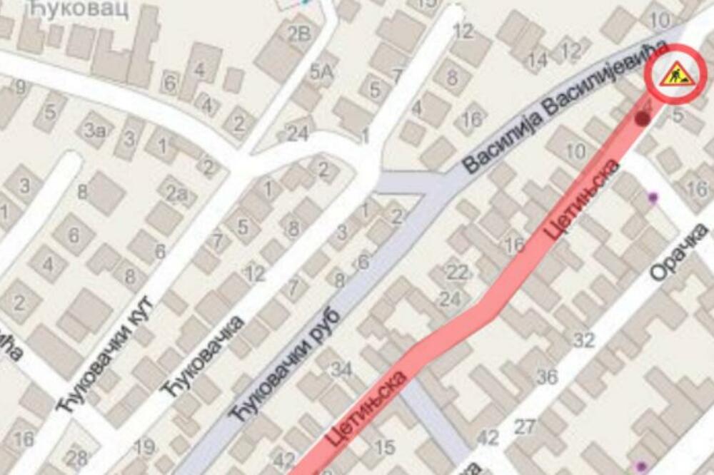 CETINJSKA ZATVORENA DO 14. APRILA: Radovi na izgradnji kanalizacije