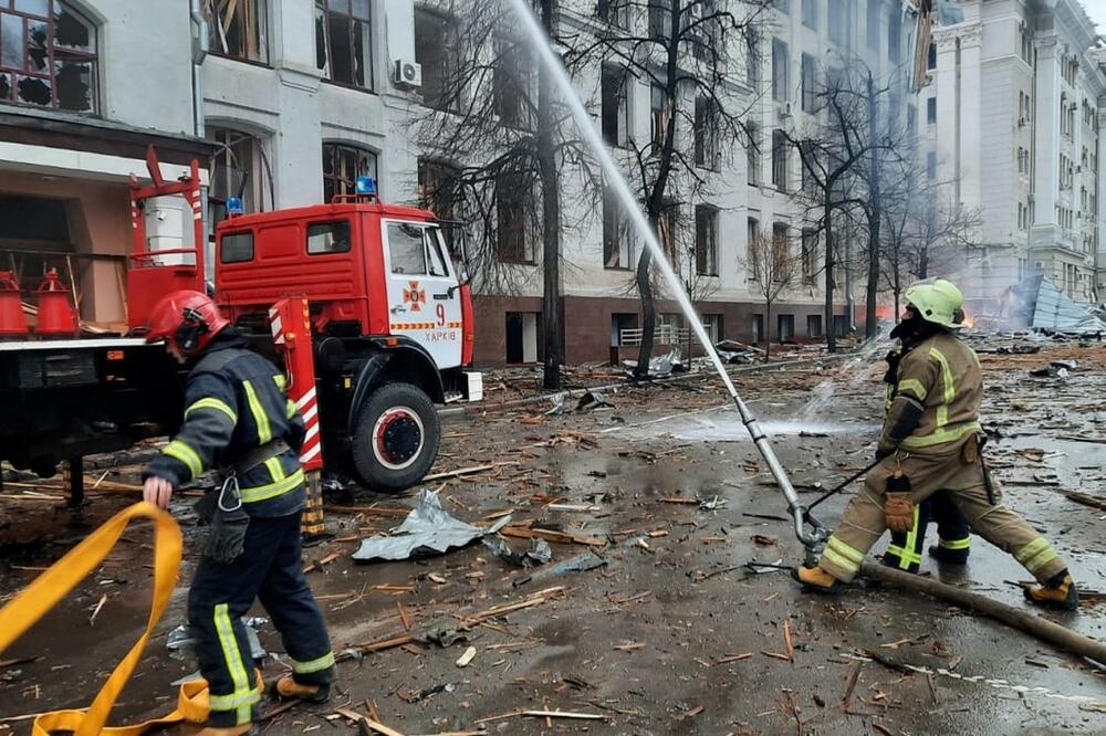 POGOĐEN RTV CENTAR U KIJEVU: Ruske snage zauzele grad u blizini HARKOVA!