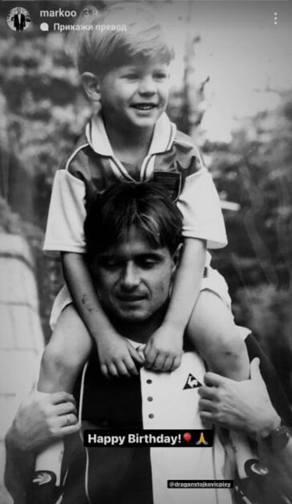 Dragan Stojković Piksi, Marko Stojković, Fudbal