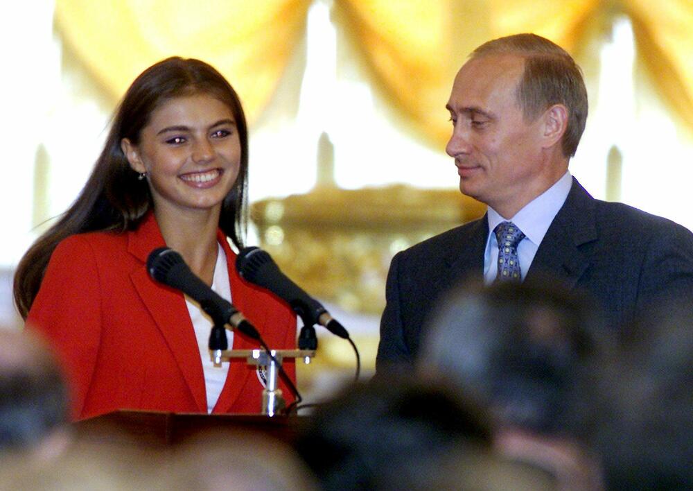 Alina Kabajeva i Vladimir Putin 