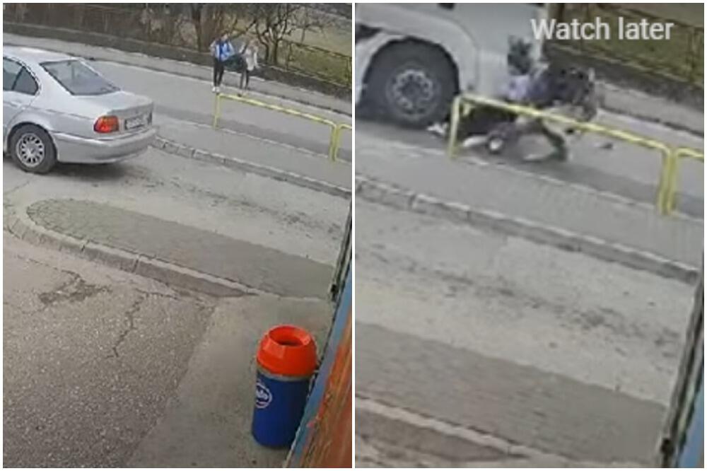 UZNEMIRUJUĆE! Devojčice izašle iz prevoza, a onda su kamere uhvatile HOROR, snimak gledate na sopstvenu odgovornost