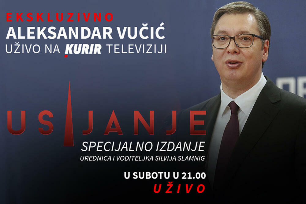 EKSKLUZIVNO! VUČIĆ VEČERAS U 21H U USIJANJU NA KURIR TV: Otkriće da li će prihvatiti kandidaturu za predsednika!