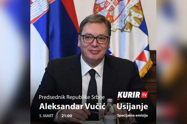 SPECIJALNO IZDANJE USIJANJA: Predsednik Srbije najavio ekskluzivno obraćanje sutra u 21 na Kurir TV