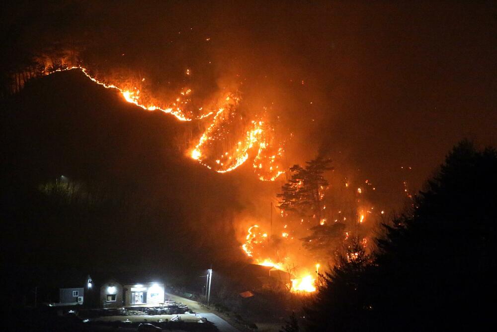Požar, Južna Koreja