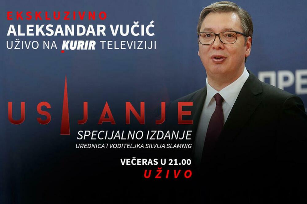 EKSKLUZIVNO! VUČIĆ VEČERAS U 21 U USIJANJU NA TV KURIR: Otkriće da li ćemo imati dovoljno hrane i energenata