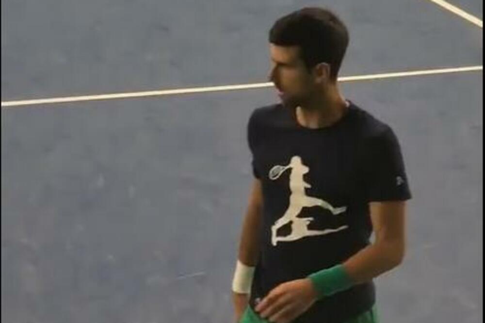 NOVAK NA TRENINGU KOD STAROG PRIJATELJA! Imao je POSEBNU GOŠĆU koja mu je pravila društvo! (VIDEO/FOTO)