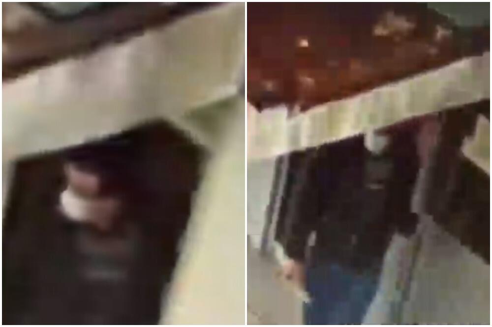 ZEMLJAČE, ŠTA RADIŠ TO? Ljudi gledaju snimak iz Ustaničke i ne veruju šta je čovek uradio u zgradi! (VIDEO)