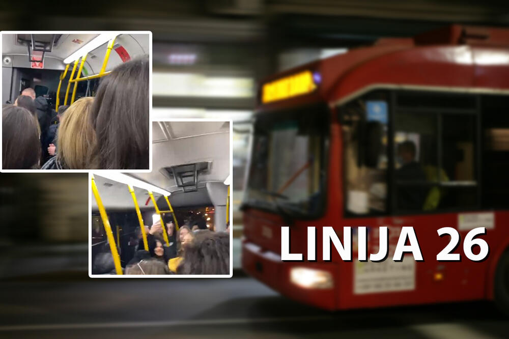 NISU SE TUKLI, NISU KRALI I DIVLJALI! Pogledajte šta je zabeleženo na liniji 26 u Bg-u (VIDEO)