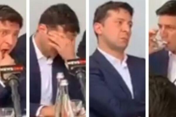 PROCURIO BLAMANTAN SNIMAK VLADIMIRA ZELENSKOG: Ponaša se kao "LUĐAK", OVE TIKOVE MALO KO IMA (VIDEO)
