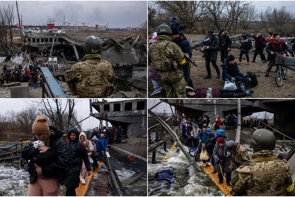 POTRESNE SCENE IZ UKRAJINE: Ljudi beže od razaranja, borba za GOLI ŽIVOT (GALERIJA)