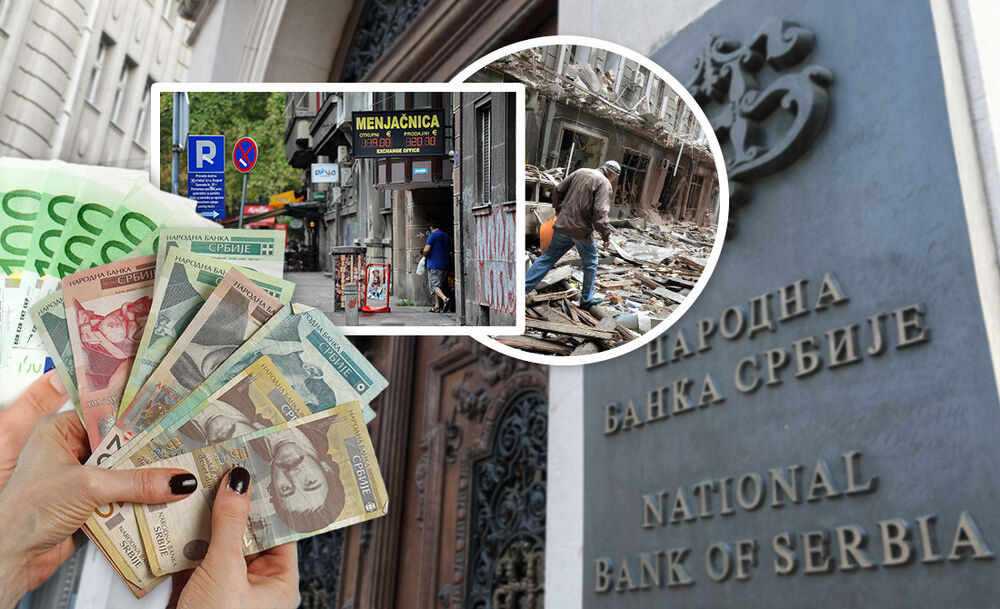 menjačnica, Narodna banka Srbije, rat