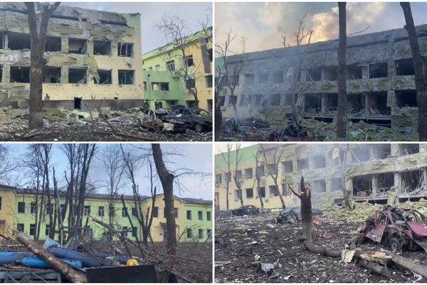 "PRETVORENA JE U VOJNI OBJEKAT": Rusi negirali STRAVIČAN napad na PORODILIŠTE u Mariupolju!