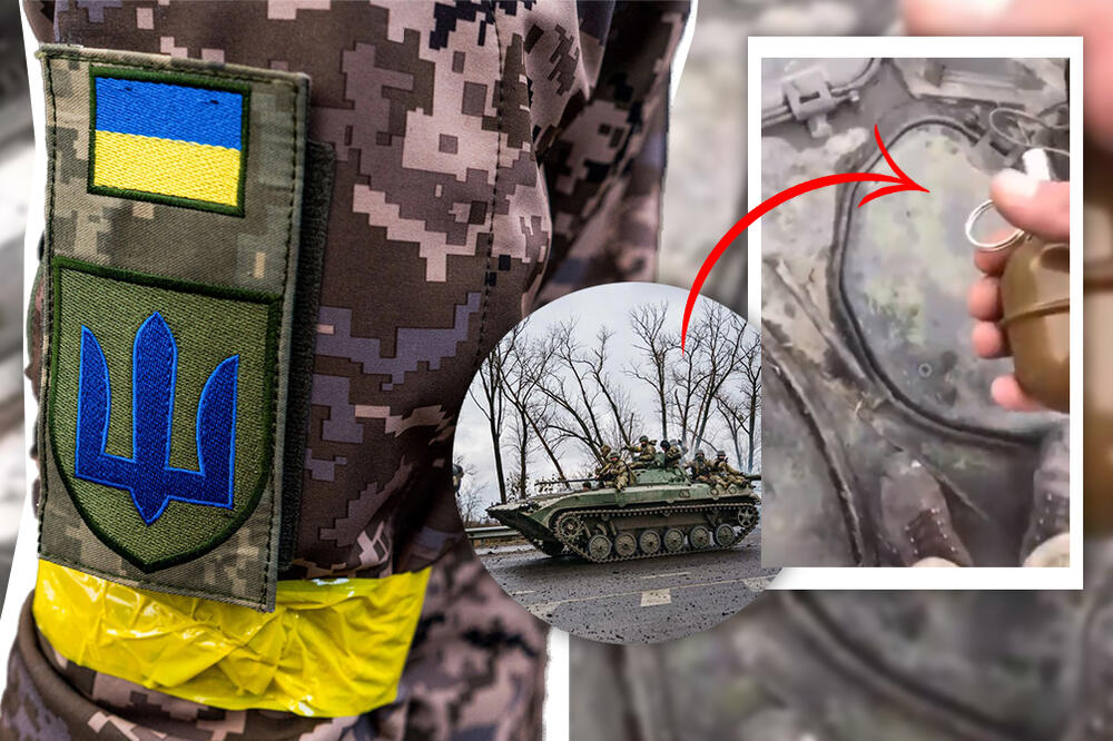 “GUTEN MORGEN, RUSSEN SCHWEINE SOLDATEN”: Ukrajinac objavio SNIMAK SA BOMBOM U RUCI, EVO KOME SE OBRAĆA (VIDEO)