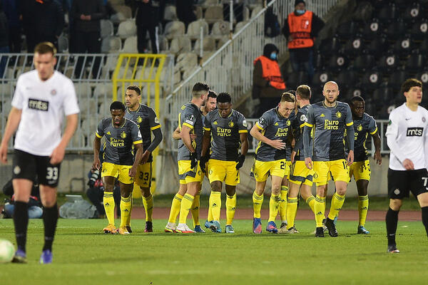 PARTIZAN DOŽIVEO POTOP U DRUGOM POLUVREMENU: Pukla "petarda", Fejenord ima veliku prednost pred revanš!