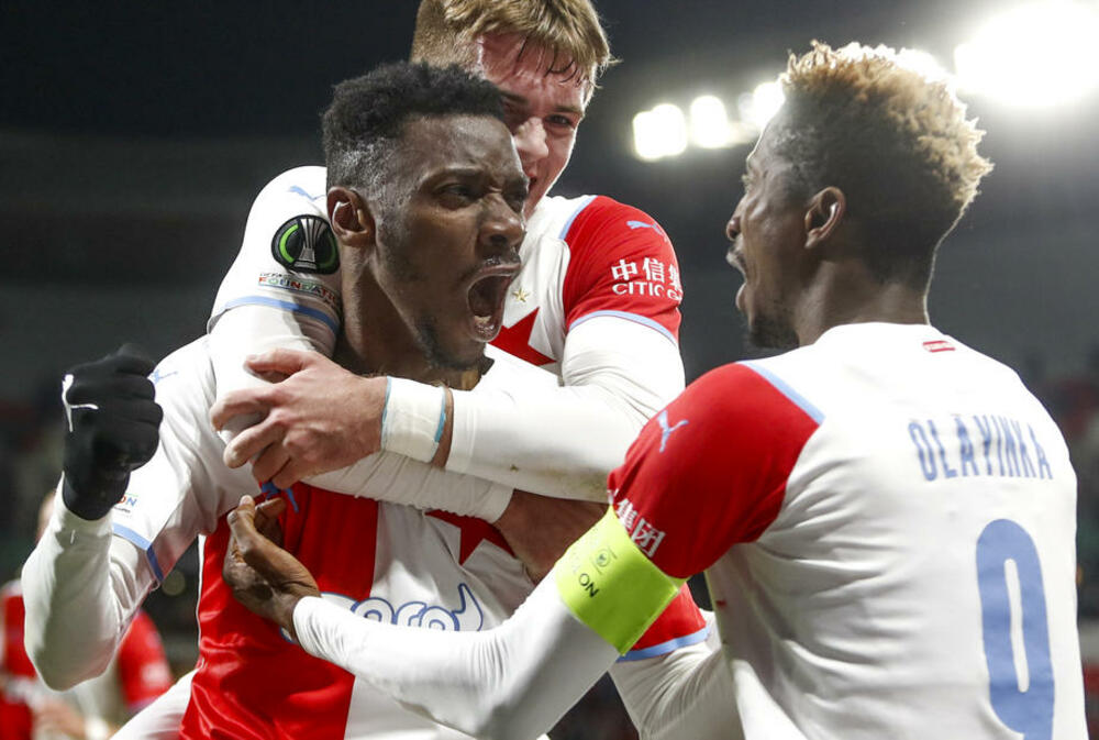 Fudbaleri Slavije iz Praga