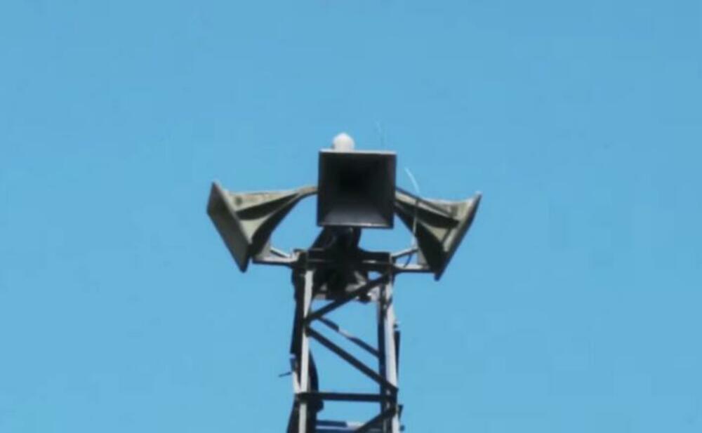 Sirene, Sirene za uzbunu