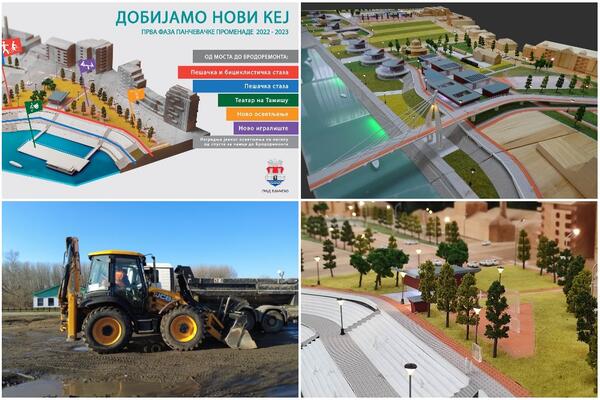 POČELA REKONSTRUKCIJA KEJA! Pančevo realizuje još jedan kapitalni projekat