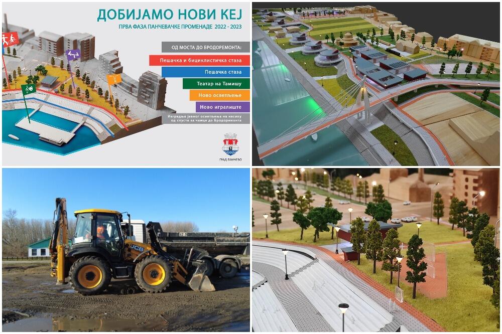 POČELA REKONSTRUKCIJA KEJA! Pančevo realizuje još jedan kapitalni projekat