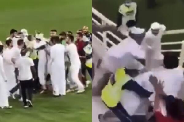 KAD SE ARAPI TUKU: Žestoka MAKLJAŽA u Emiratima, navijači UPALI I NA TEREN! Neki se saplitali u kandurama! (VIDEO)