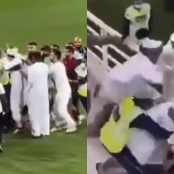 KAD SE ARAPI TUKU: Žestoka MAKLJAŽA u Emiratima, navijači UPALI I NA TEREN! Neki se saplitali u kandurama! (VIDEO)