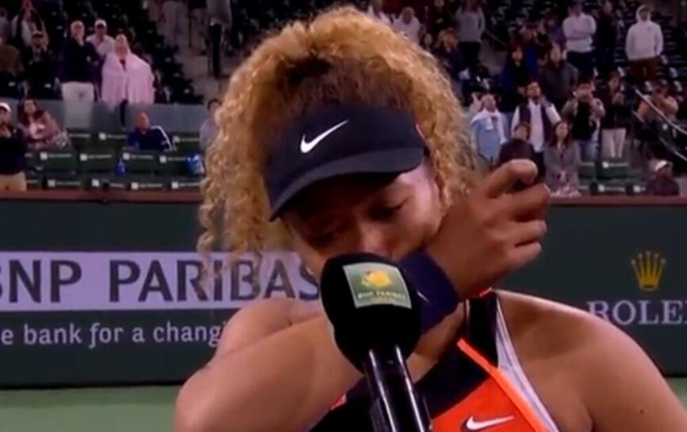 Naomi Osaka, Tenis, Suze