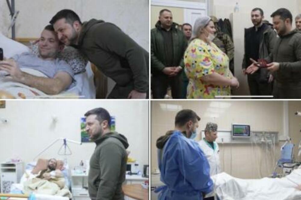 ZELENSKI POSETIO RANJENIKE! Pojavile su se slike iz bolnice (FOTO)