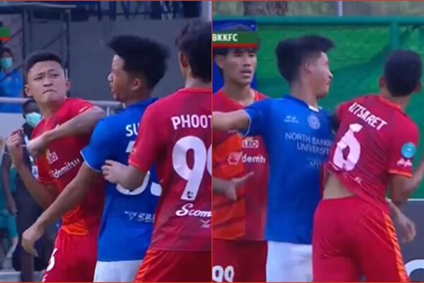 NOKAUT ZA ZATVOR! Pritrčao protivničkom fudbaleru i RASPALIO GA LAKTOM - u bolnici mu jedva zašili lice! (VIDEO)