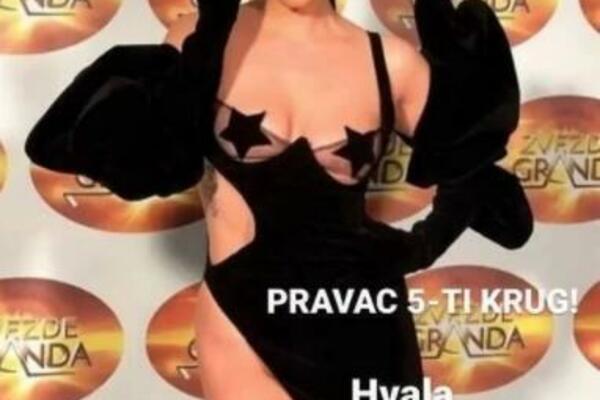 BEZ SRAMA I BLAMA! Takmičarka Zvezde Granda došla BEZ DONJEG VEŠA I BRUSA: Preko grudi samo zvedice, ŠTA JE OVO?!