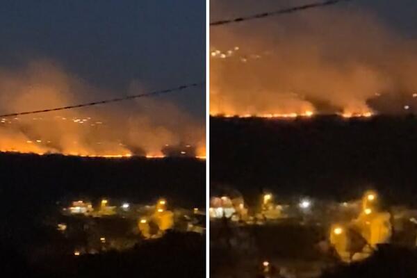 OGROMNA BUKTINJA NA MILJAKOVCU: Vatra guta sve pred sobom! (VIDEO)