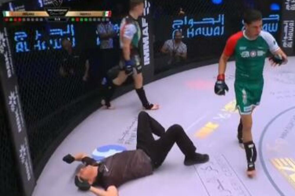 PAZI GDE GURAŠ NOS: MMA borac nokautirao sudiju - ŠUT POSRED LICA! (VIDEO)