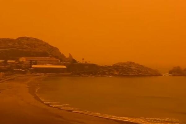 NADREALNE SLIKE IZ ŠPANIJE, A NIJE SPECIJALNI EFEKAT: Pesak iz SAHARE uznemirio Špance! (VIDEO)