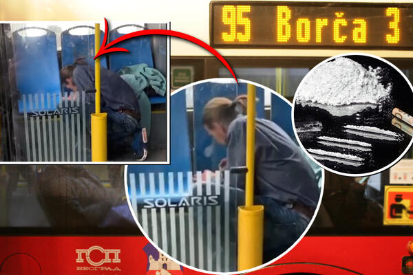 POJAVIO SE SNIMAK DROGIRANJA U PREVOZU! Na liniji 95 čovek vuče crte sa sedišta, putnici SABLASNUTI (VIDEO)