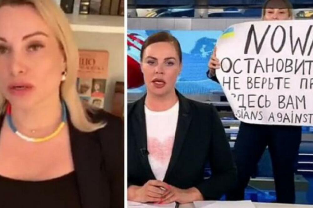 RUSKA NOVINARKA KOJA JE PROTESTOVALA PROTIV RATA DALA OTKAZ: I Makron joj je ponudio azil