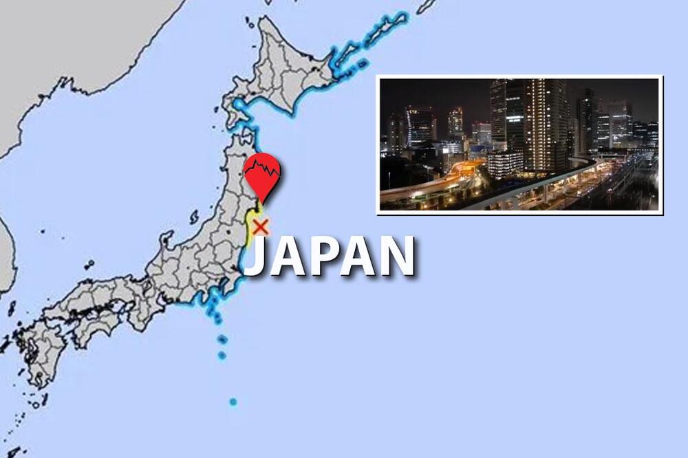 SNAŽAN ZEMLJOTRES KOD OBALE JAPANA: Epicentar potresa u blizini Fukušime!