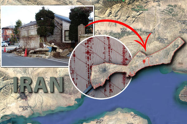 ZABELEŽEN NOVI JAK POTRES! Zemljotres jačine 5,3 stepena po Rihteru pogodio Iran