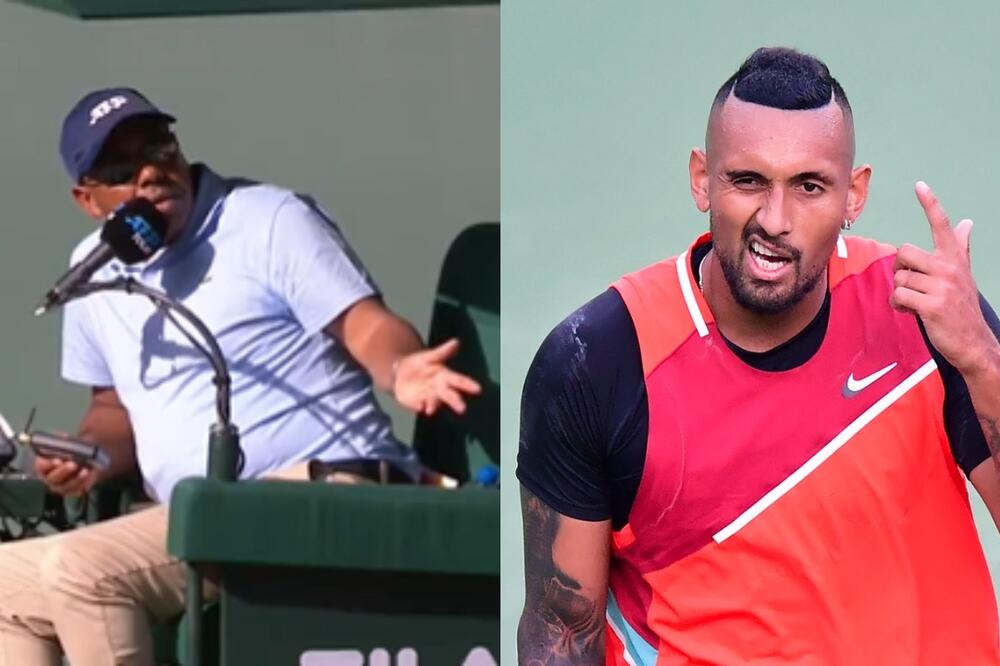 "10.000 LJUDI JE OVDE, A JEDINO TI VRIŠTIŠ KAO LUD!" - Sudija kog ne voli ni Nadal "oladio" besnog Kirjosa! (VIDEO)