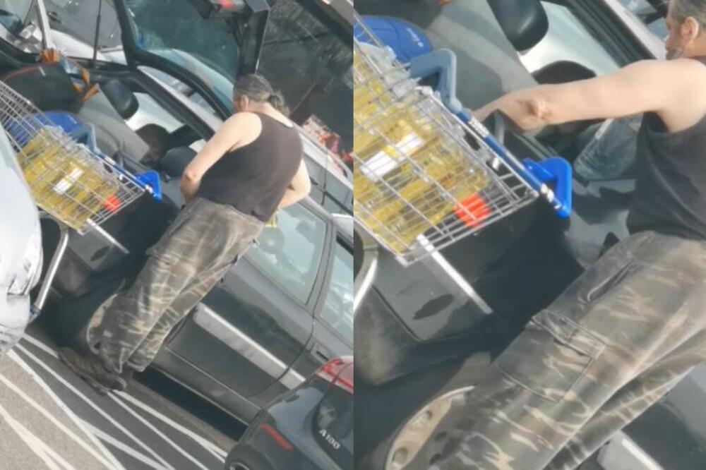 'ALO, ROĐAČE, ŠTA RADIŠ TO?! Uhvatili su ga na parkingu, ZAR JE DOTLE DOŠLO? (VIDEO)